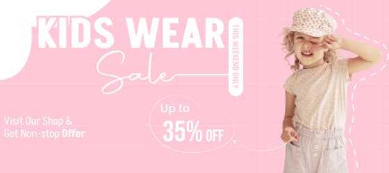 Kids wear sale — visit our shop and get up to 35% off